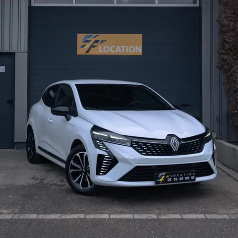 Renault Clio 5, blanc et gris