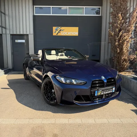 BMW M4 Competition Cabriolet, bleu